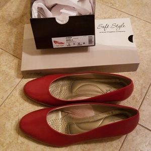 Hush Puppies Angel II Red Elegance 12 Wide